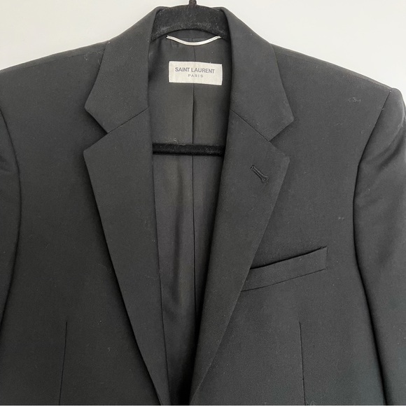 Saint Laurent YSL Black Blazer Classic Jacket - Picture 4 of 12
